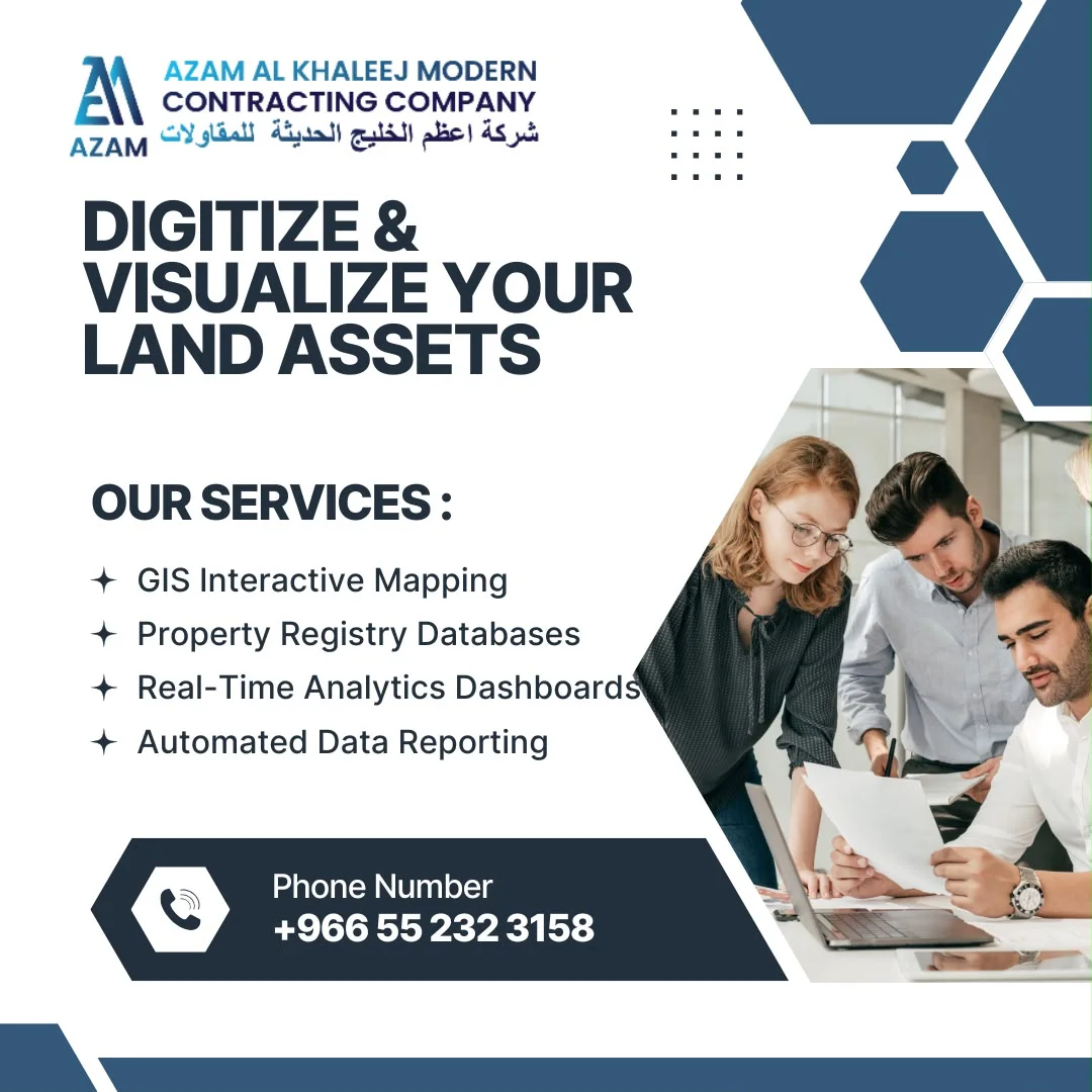 Makkah, Construction, Smart Land Management & GIS Services Flyer