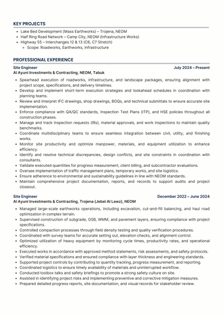Riyadh, Job Seekers, Civil Site Engineer