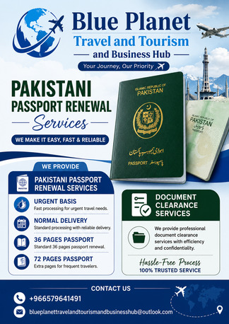 Riyadh, Legal, Pakistani Passport Renwal Services