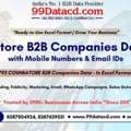 Get Coimbatore Companies List – Download Free Sample Data