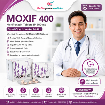 New York, Medical, Moxif 400 Mg (Moxifloxacin) | OnlineGenericMedicine