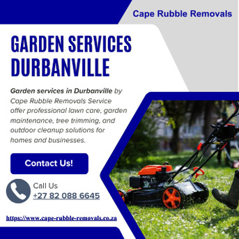 Cape Town, Cleaning, Garden Services Durbanville By Cape Rubble Removals