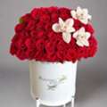 USD 170,  Summer Special 2026: Wrapped Rose Bouquet USA