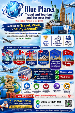 Riyadh, Immigration, Looking To Travel, Work, Or Study Abroad? We Provide Reliable And Professional Visa Consul