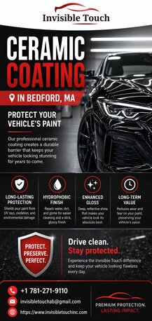 New York, Automotive, Ceramic Coating In Bedford MA &mdash; Protect Your Vehicle&rsquo;s Paint | Invisible Touch Inc.