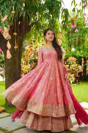 Jaipur, Clothing & Accessories, INR 7000,  Buy ZenAlyaa Regal Flamingo Suit Set Online