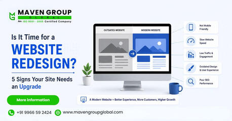 Hyderabad, Web Design & Development, Is It Time For A Website Redesign? 5 Signs Your Site Needs An Upgrade