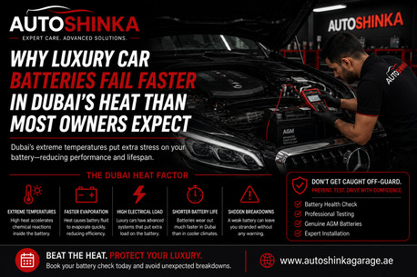 Dubai, Automotive, Why Luxury Car Batteries Fail Faster In Dubai