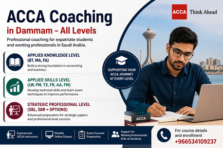 Dammam, Lessons Offered, ACCA Coaching In Dammam &ndash; All Levels