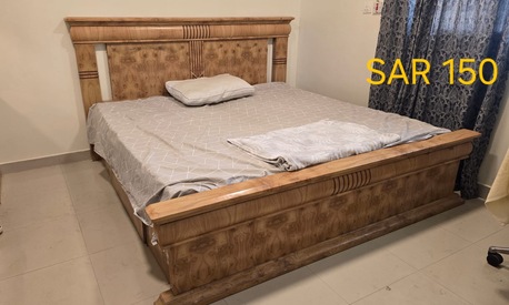 Riyadh, Furniture, SAR 350,  Bed- TV Console- Cupboard- 2 Seater Sofa