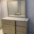 SAR 800, Urgent Sale - Furniture Inclduing King Size Bed, Side Tables And Dressing Table