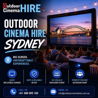 Sydney, Equipment Rental, Outdoor Cinema Hire Sydney For Memorable Events And Movie Nights
