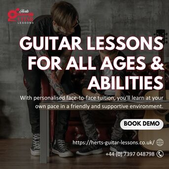 London, Lessons Offered, Learn Guitar With A Professional Teacher In St Albans 2026