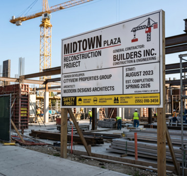 London, Printing, Affordable Temporary Construction Signs & Boards