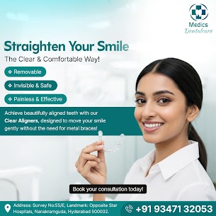 Hyderabad, Dental, Clear Braces Treatment In Nanakramguda