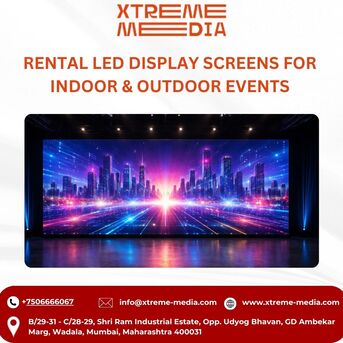 Mumbai, Electronics, Rental LED Display Screens For Indoor & Outdoor Events