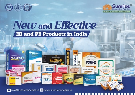 Ahmedabad, Health, ED And PE Products Manufacturer Company At Sunrise Remedies