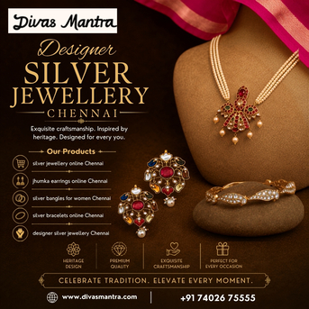 Chennai, Fashion & Design, Designer Silver Jewellery Chennai &ndash; Elegant Silver Collections For Every Occasion