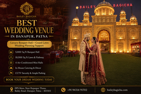 Mumbai, Event Planning, Best Wedding Venue In Danapur, Patna &ndash; Bailey Bagicha Marriage Hall