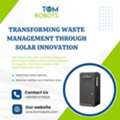Eco-Friendly Solar Compacting Bin For Public Spaces