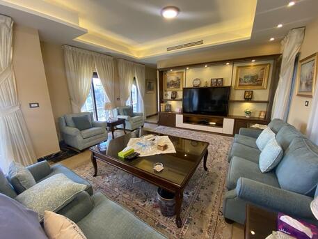 Abdoun, Apartments, Flats, Houses & Villas, JOD 45000/year,  Furnished,  5 BR,  600 Sq. Meter,  Semi Villa For Rent In Abdoun