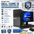 BHD 75,  Dell Core I5 -Computer Set Speed 3.30Ghz 16GB RAM | 256GB SSD Win 10 Pro 19'&prime; HD Monitor-/