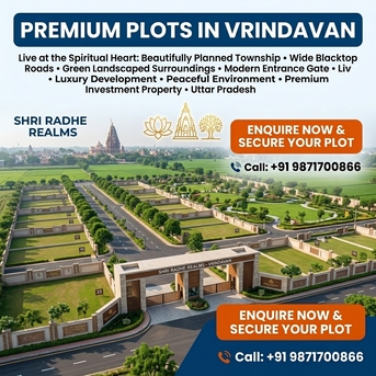 Lucknow, Commercial Villas, Plots In Vrindavan &ndash; Premium Investment & Residential Plots Available