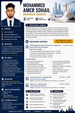 Riyadh, Job Seekers, LOOKING FOR JOB MEACHANICAL ENGINEER  FIREFIGHTING