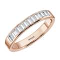 GBP 1,  Bagutte Diamond Half Eternity Ring