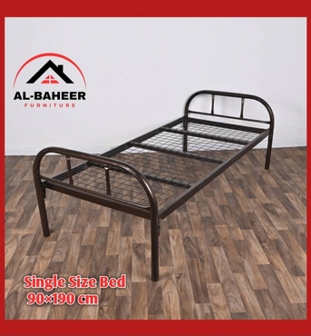 Riyadh, Household Items, SAR 600,  STEEL SINGLE BED WITH MATTRESS & PILLOW TWO-DOOR STEEL CABINET 4KG BLANKET INCLUDED  PACKA