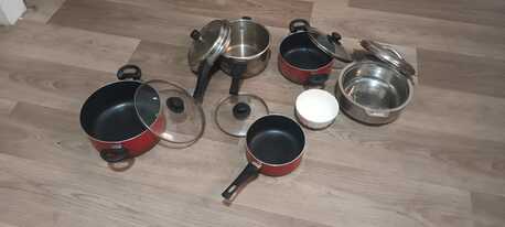 Khobar, Household Items, SAR 145,  Household Items For Sale &ndash; Cookware, Iron & Foldable Seater For Rest