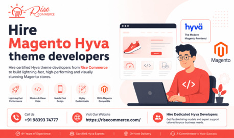 New Delhi, Software Development, Hire Magento Hyva Theme Developers - RiseCommerce Solutions