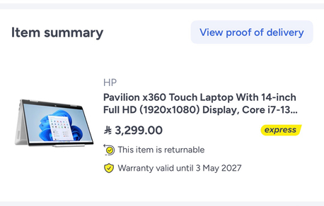 Riyadh, Computers, SAR 2800,  Pavilion X360 Touch Laptop With 14-inch Full HD (1920x1080) Display, Core I7-1355U