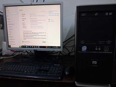 Riyadh, Computers, SAR 350,  Desktop With PC For Sale + Printer + Key Board + Mouse