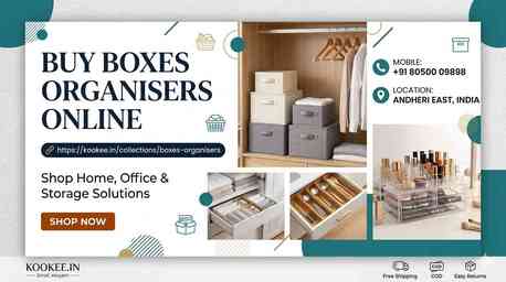 Mumbai, Household Items, INR 1495,  Declutter Your Space: Why You Should Buy Boxes Organisers Online