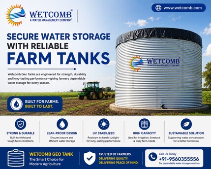 New Delhi, Household Items, Flexible Water Storage Tanks For Agriculture & Industrial Use - Wetcomb