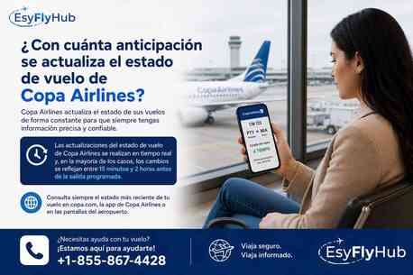 New York, Travel, ¿Con Cuánta Anticipación Se Actualiza El Estado De Vuelo De Copa Airlines?