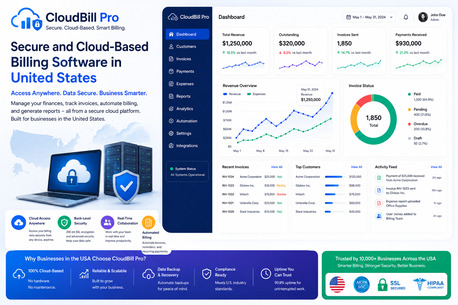 New York, Software Development, Secure And Cloud-Based Billing Software In United States For Efficient Business Management