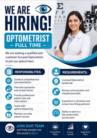 Manama, Jobs, Optometrist