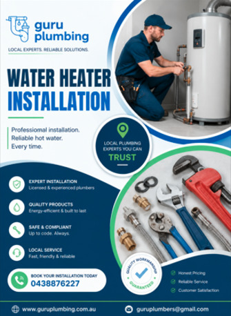 Perth, Construction, Water Heater Installation Services For Homes And Businesses