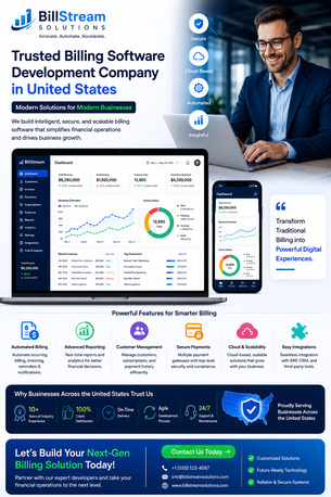 New York, Software Development, Trusted Billing Software Development Company In US For Modern Business Solution