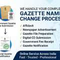 Easy Gazette Name Change Service Online | Apply Now