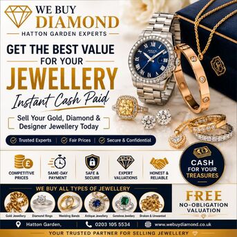 London, Items Wanted, Sell Your Jewellery For Cash - Trusted Hatton Garden Jewellery Buyers