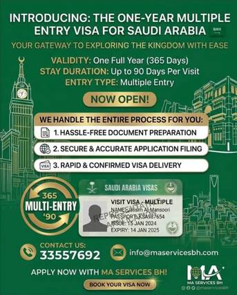 Manama, Business, Visa Services