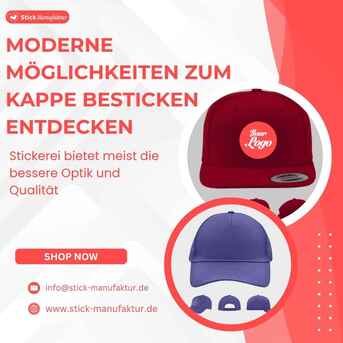 Berlin, Business, Moderne Möglichkeiten Zum Kappe Besticken Entdecken