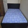 BHD 25,  Wooden Cot 1.2 X 2.0 M With Maedicated Matress In Good Condition
