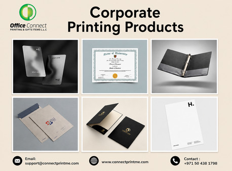Dubai, Printing, Corporate Printing Services In Dubai