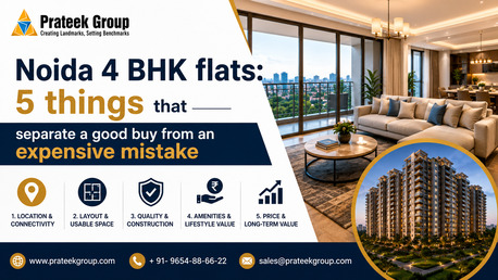 Noida, Real Estate, Noida 4 BHK Flats: 5 Things That Separate A Good Buy From An Expensive Mistake