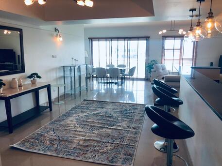Tala Island, Apartments, Flats, Houses & Villas, BHD 650/month,  Furnished,  2 BR,  120 Sq. Meter,  LUXURY SEA VIEW 2BR APARTMENT IN TALA ISLAND  | PRIVATE BEACH ACCESS | BALCONY | AMWAJ