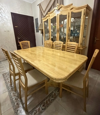 Riyadh, Appliances, SAR 2500,  Full Dining Room Setطاولة سفرة 8 كراسي للبيع 8 Chairs Dinning Table For Sale